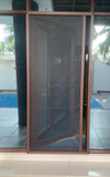 InsectGuard - Aluminium Retractable Screen Door with Pleated Zig Zag Mesh