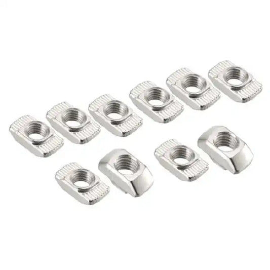 Centered Hole Sliding T Nuts for 4040 T Slot T Track Extrusions