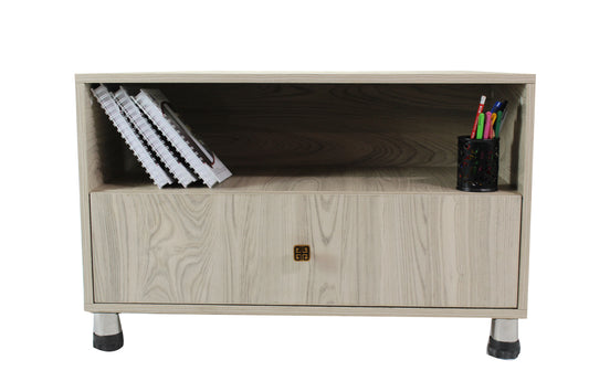 Streamline™ TV Unit with Single Drawer and Open Shelf