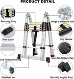 Lucky Aluminum Telescoping Type A Ladder 