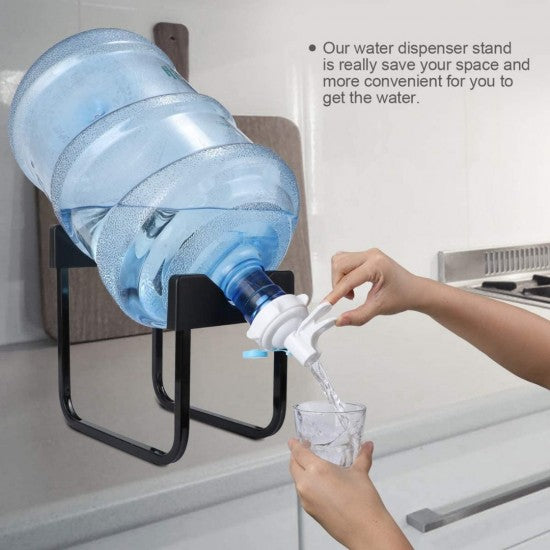 Water Bottle Stand Metal Rack Dispenser