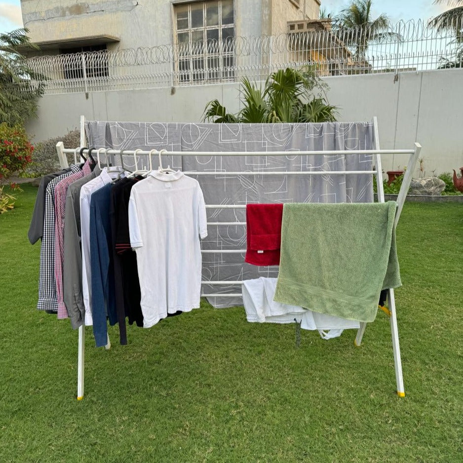 Mega Aluminium Clothes Drying + Hanging Rack Extra Large + Dryer