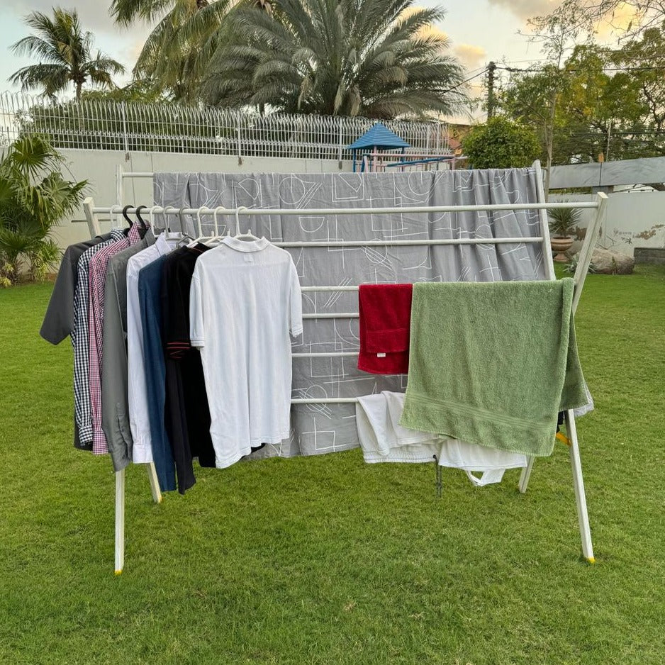 Mega Aluminium Clothes Drying + Hanging Rack Extra Large + Dryer