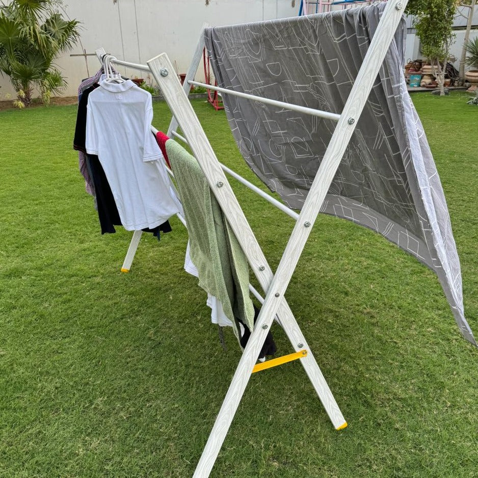 Mega Aluminium Clothes Drying + Hanging Rack Extra Large + Dryer