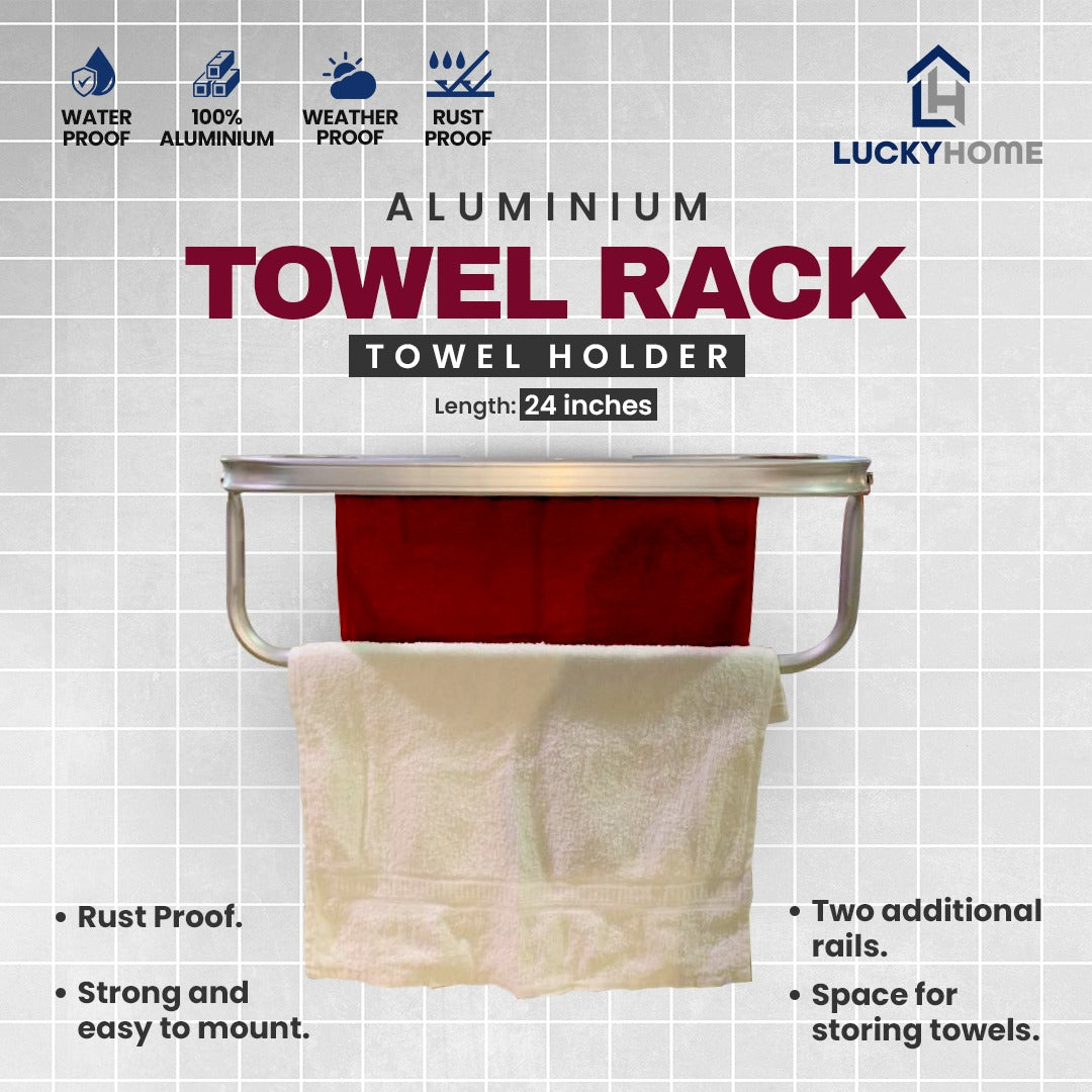 Lucky Aluminium Towel Rack Towel Holder