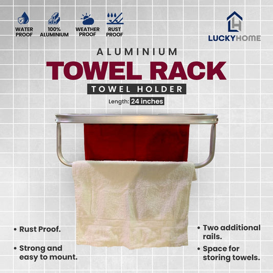 Lucky Aluminium Towel Rack Towel Holder