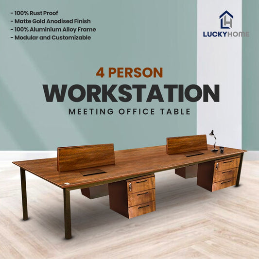 4 Person Workstation Meeting office Table