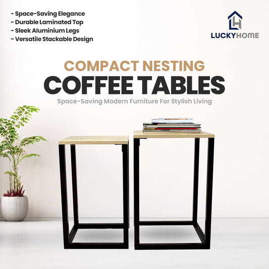 Cascade™ Compact Nesting Coffee Tables Set