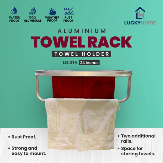 Lucky Aluminium Towel Rack Towel Holder