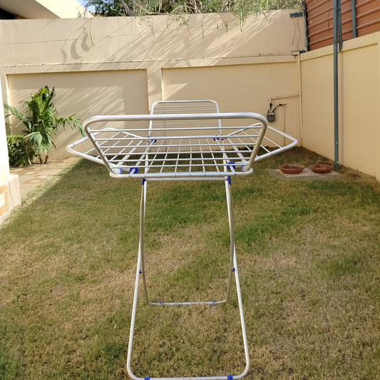 Aluminum 4 Wings Light: Flower Style Clothes Dryer Stand – Rustproof and Foldable