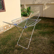 Aluminum 4 Wings Light: Flower Style Clothes Dryer Stand – Rustproof and Foldable