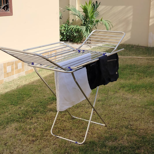Aluminium 4 Wings Flower Clothes Drying Rack – Rustproof and Foldable

