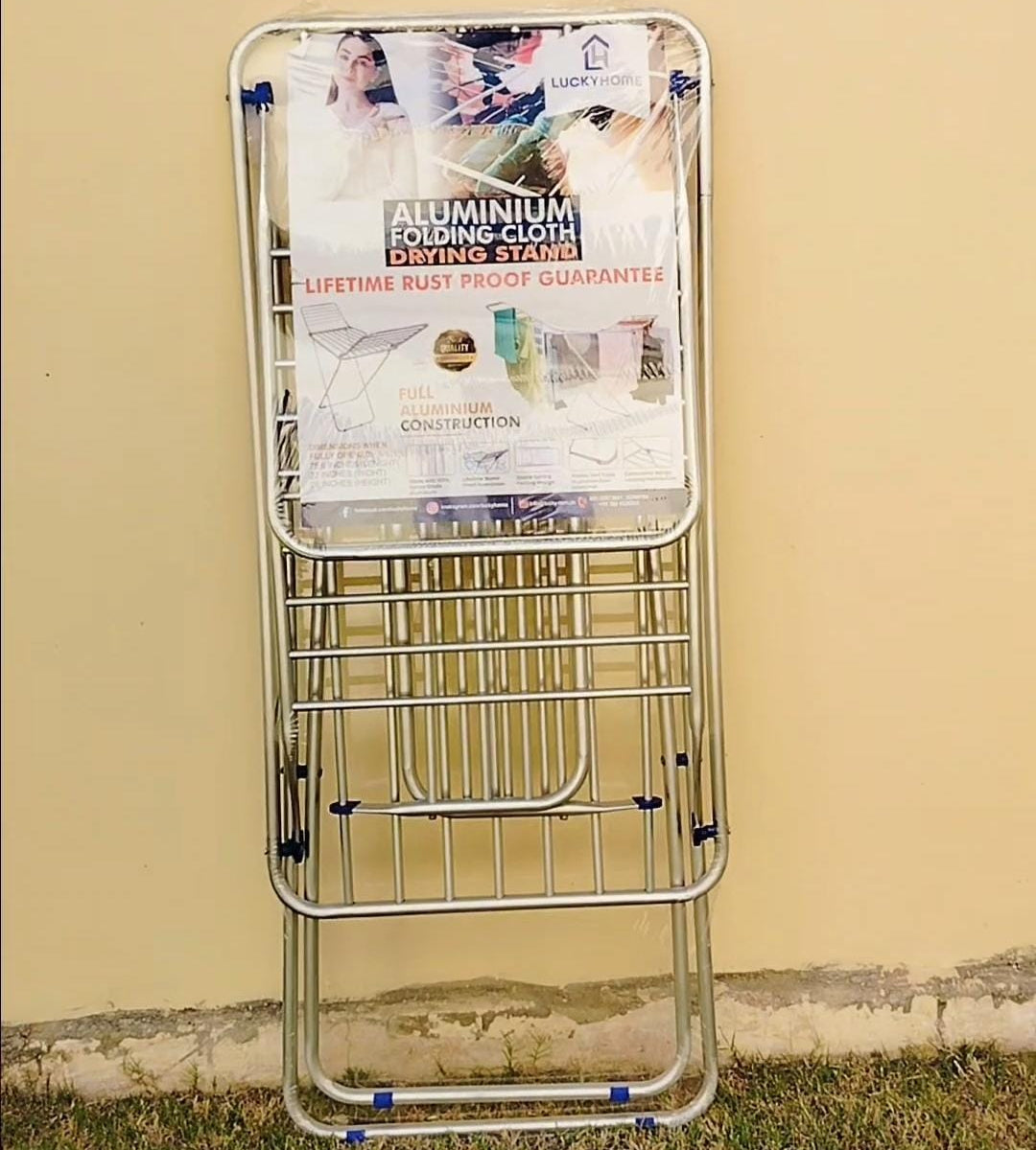 Aluminum 4 Wings Light: Flower Style Clothes Dryer Stand – Rustproof and Foldable