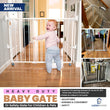 Heavy Duty Baby Gate Or Safety Gate For Children And Pets, Baby Stays In a Designated Area.