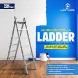 Aluminum Type A Ladder: Lightweight, Durable, and Versatile Extension Ladder for Multi-Purpose Use