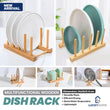 Multifunctional Wooden Dish Rack & Lid Holder – Elegant Kitchen Organizer for Drying Cups and Utensils