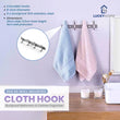 304 SS Wall Mounted Cloth Hook – Rustproof Bathroom and Clothes Organizer for Modern Bathrooms or Bedrooms.