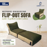 Multipurpose Flip-Out Sofa | Bean Bag Bed Chair – Water-Repellant Comfort Solution