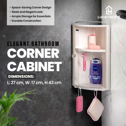 Elegant Bathroom Corner Cabinet – Stylish Space-Saving Storage Solution