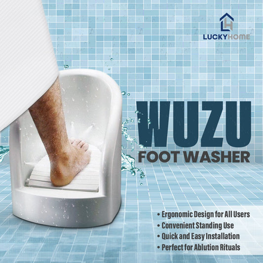 The Foot Washer Multi-purpose Muslim Wuzu Foot Washer Portable Foot Washer NO Electricity Required.