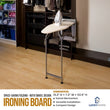 Space-Saving Folding Ironing Board with Swivel Design