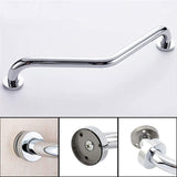 Stainless steel bathroom toilet hand grip support bar, designed for seniors and disabled individuals, with a heavy-duty 150kg load-bearing capacity, measuring 22 inches wide, 4 inches deep, and 10 inches high