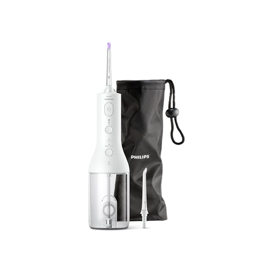 Philips Sonicare Power Flosser 3000 HX3806/3 with three cleaning modes for effective plaque removal and gum care.