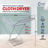 Discover the Aluminum Cloth Dryer Set, featuring the Alufold Pro and Mega Cloth Dryer. Durable, rust-resistant, and space-saving solutions for efficient laundry drying, perfect for any home.