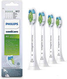 Philips Sonicare W DiamondClean Standard toothbrush heads with medium bristles for plaque removal, teeth whitening, and optimal oral care.