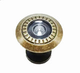 Super Door Viewer made of solid brass with a 200° wide-angle view for enhanced security and durability