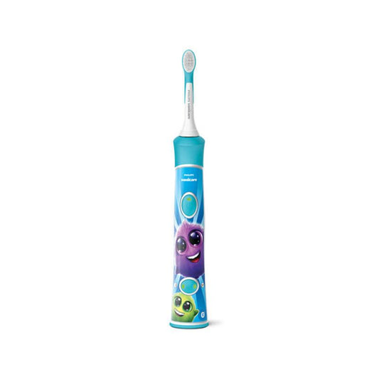 Philips Sonicare For Kids HX6321/03 electric toothbrush with Bluetooth app for fun and effective brushing habits.