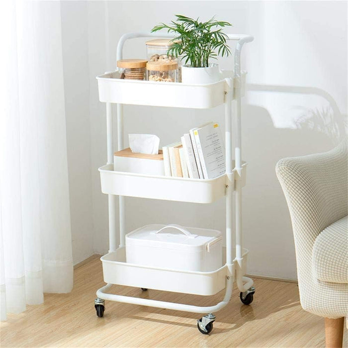 Modern 3 Tier Rolling Kitchen Trolley Rack – Convenient and Practical ...