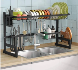 over sink dish drying rack