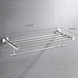 Contemporary bathroom towel holder shelf, easy to install