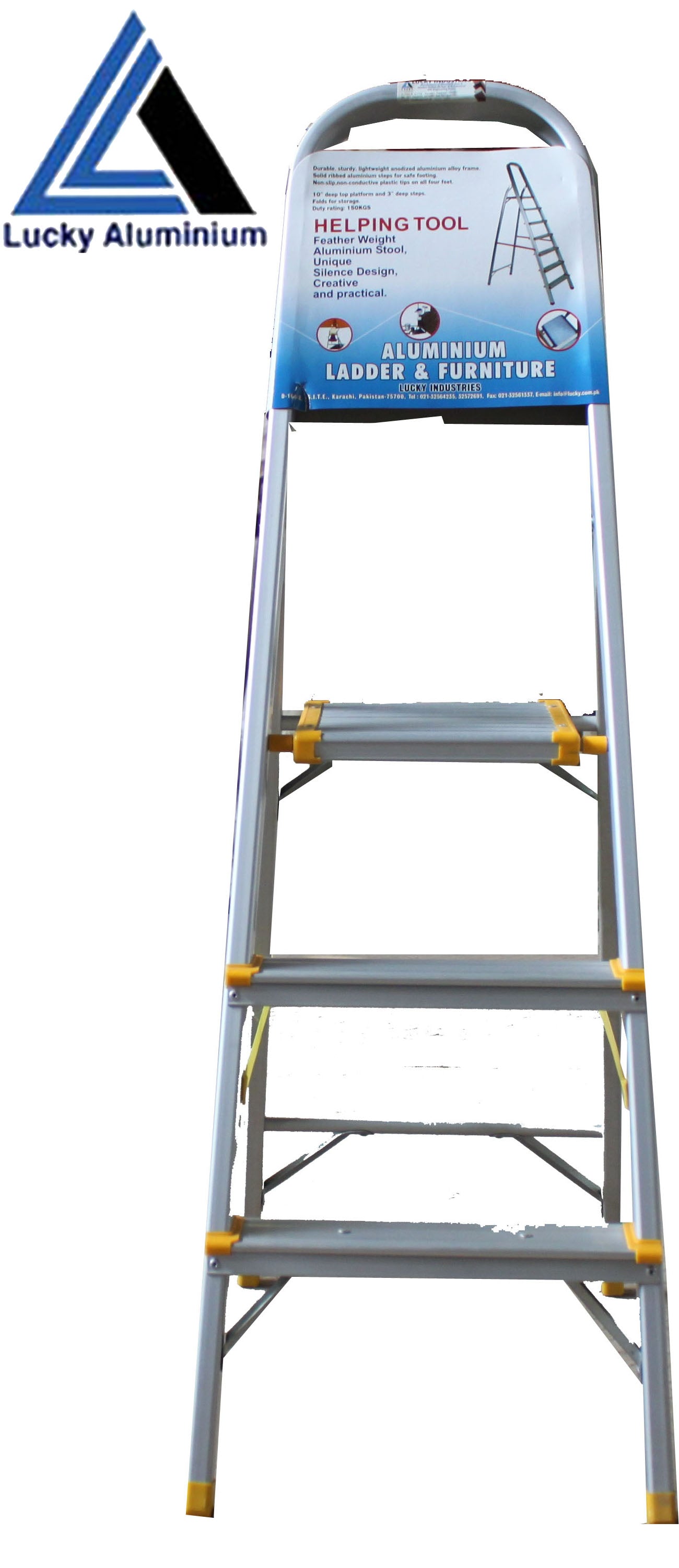 3 Step Aluminum Ladder LP3