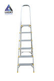 Aluminium 6 Step Ladder With Handle Rust Proof Light Weight Long Lasting Heavy Duty Lucky Aluminium Lucky Home Alu Mall Manufacturers of Ladders Cloth Dryers Mops Tables Furniture in Pakistan