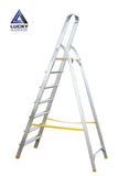 Aluminium 7 Step Ladder With Handle Rust Proof Light Weight Long Lasting Heavy Duty Lucky Aluminium Lucky Home Alu Mall Manufacturers of Ladders Cloth Dryers Mops Tables Furniture in Pakistan 1